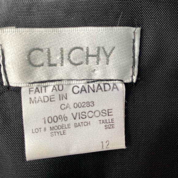 Clichy Light Jacket vintage with gems size 12 - Picture 8 of 13